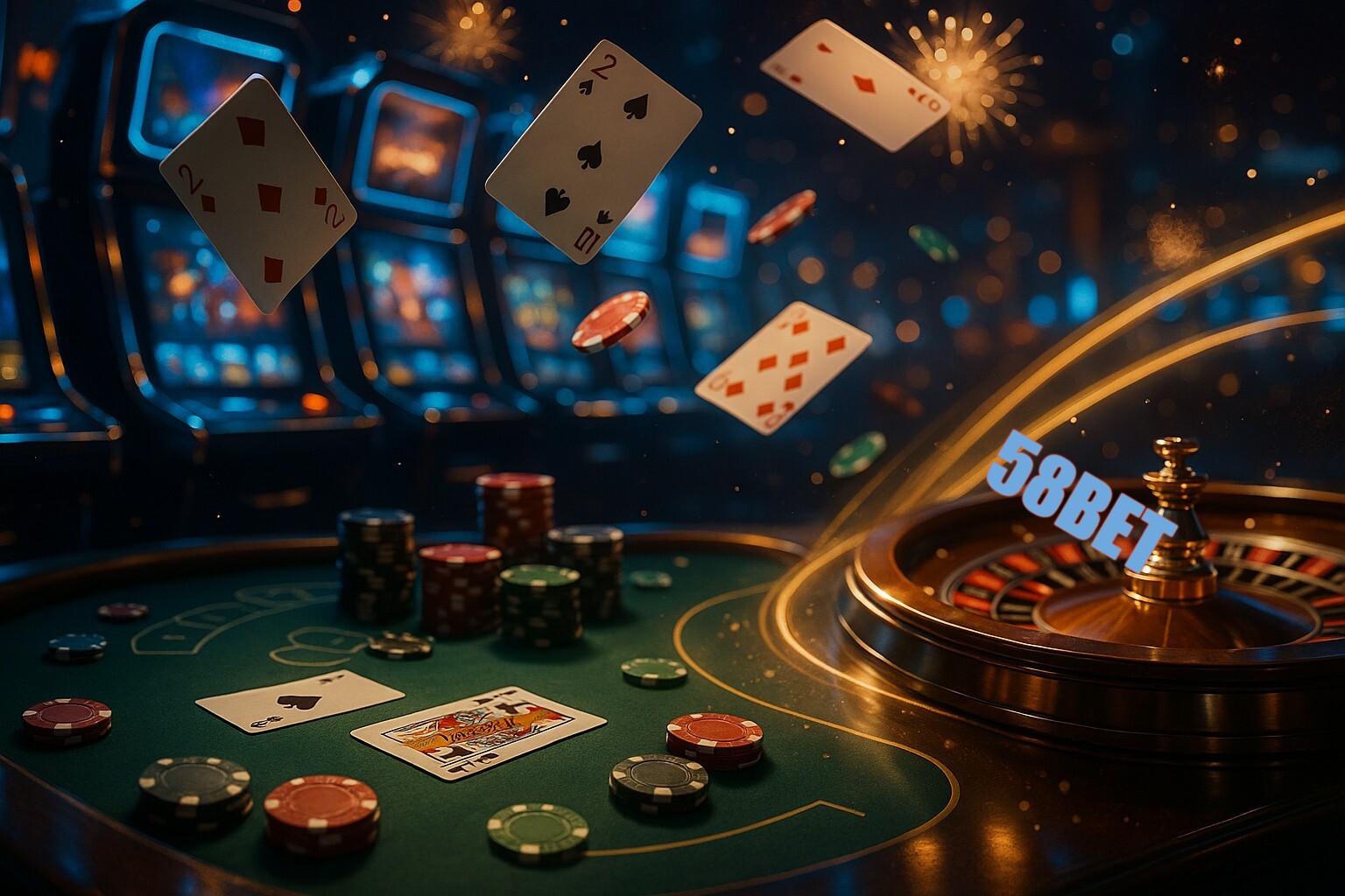 Jogos emocionantes no 58BET